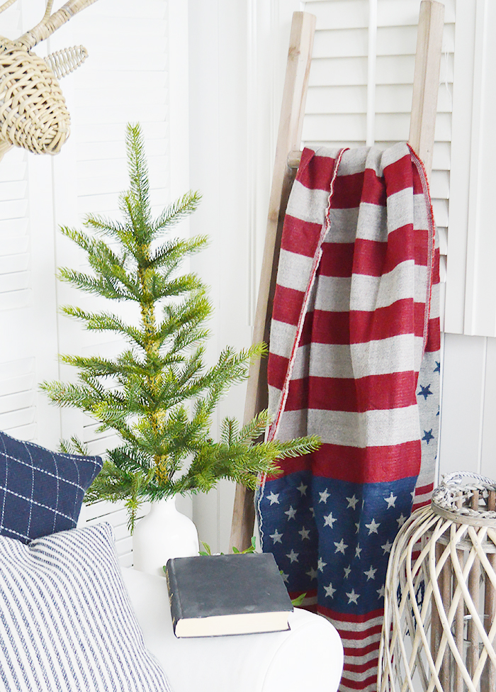 New England Lifestyle - Stars and stripes throw or scarf