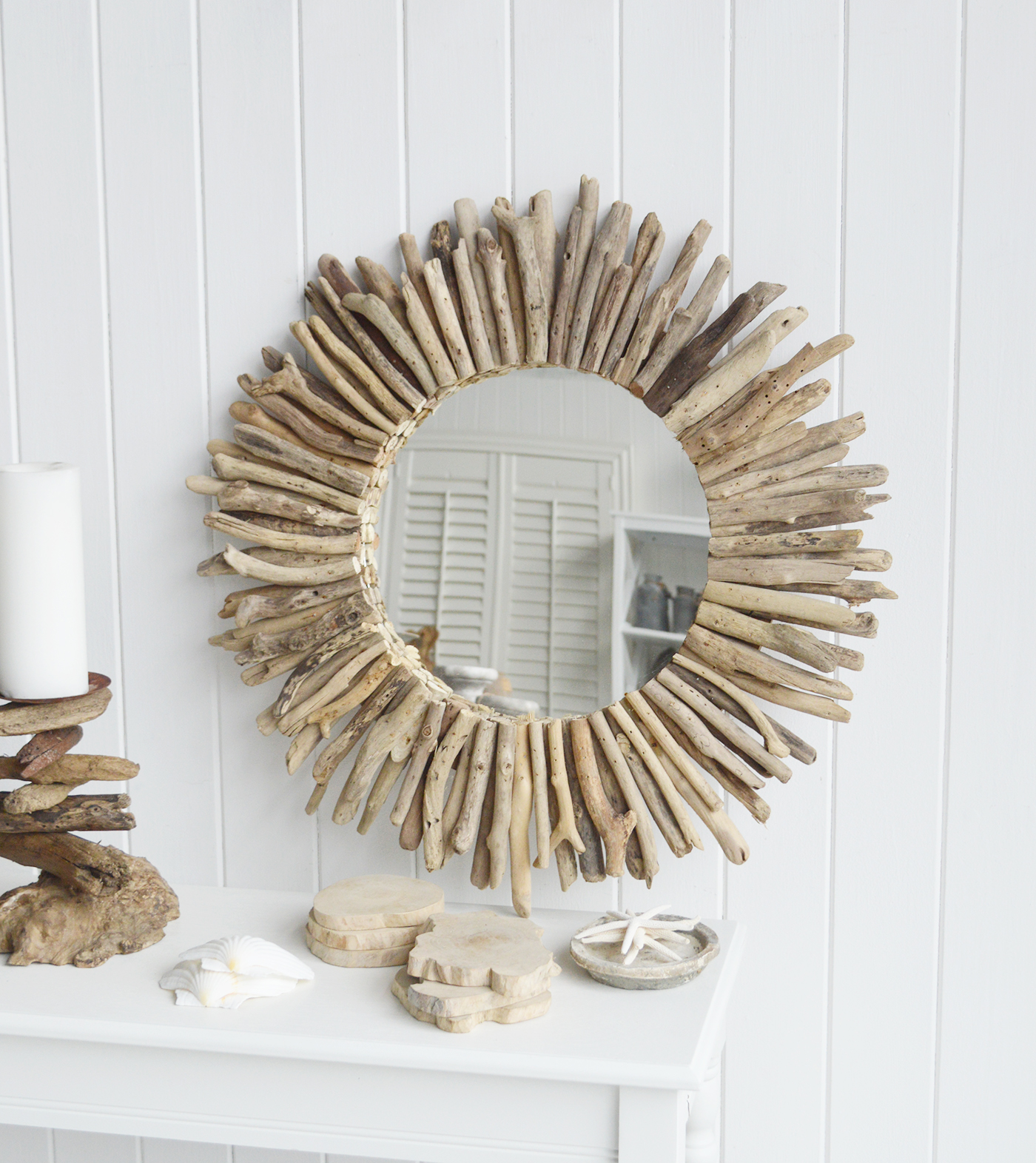 Beach mirror discount