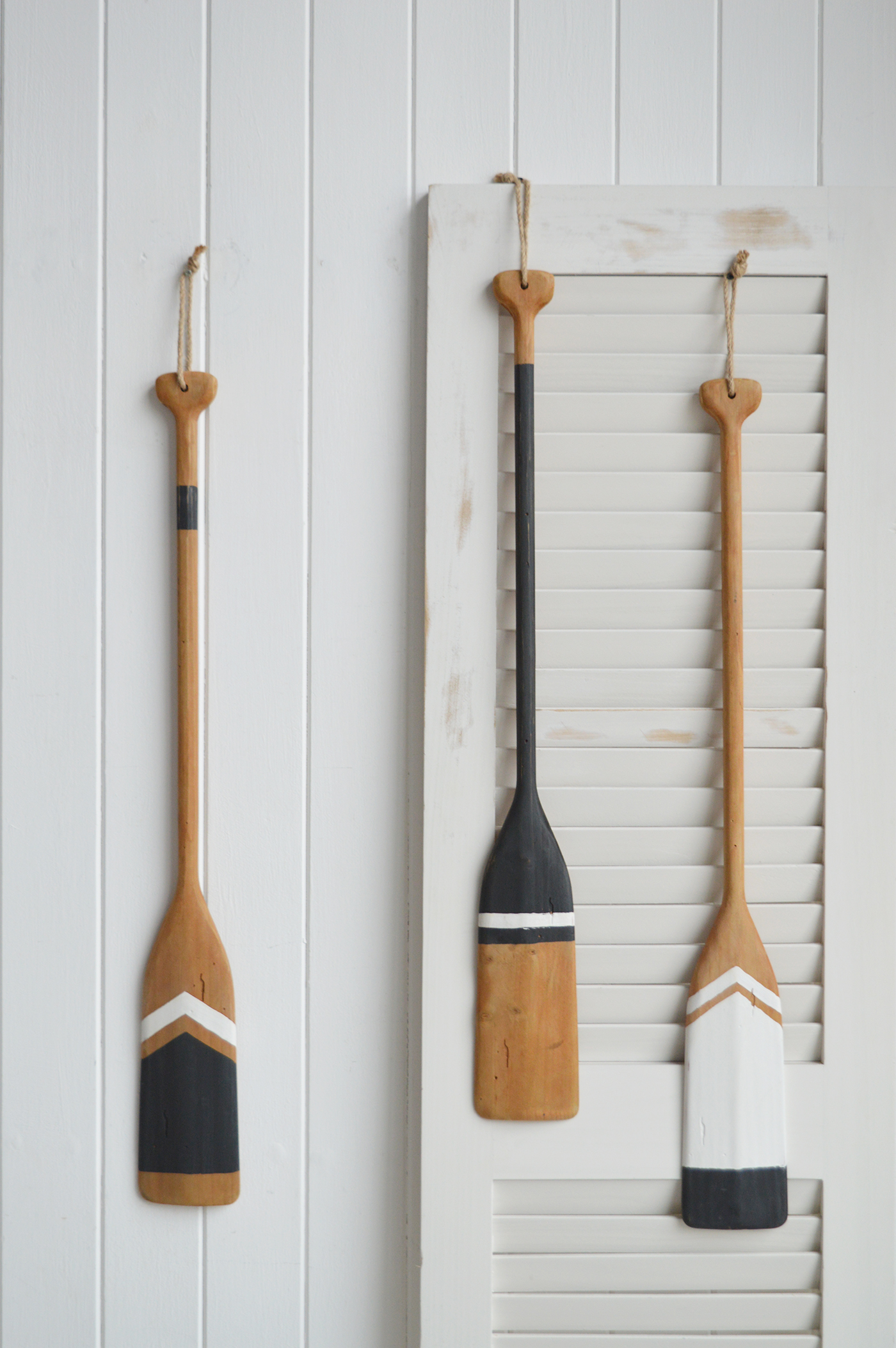 Decorative paddles / oars - Coastal and Beach House Decor