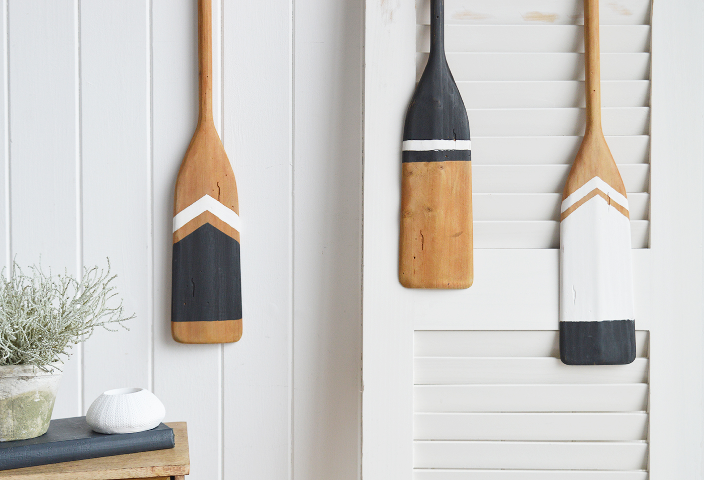 Decorative paddles / oars - Coastal and Beach House Decor