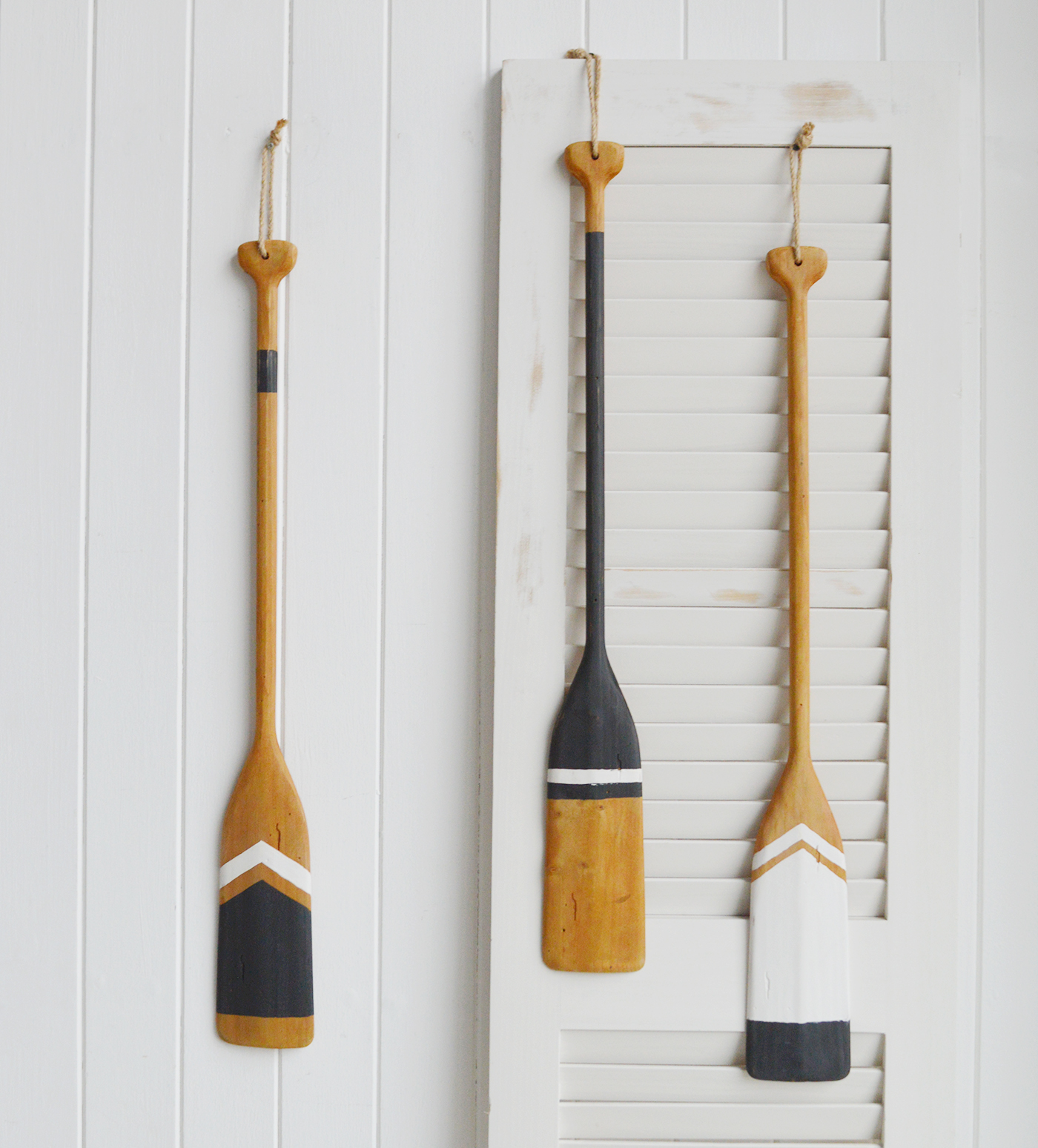 Decorative paddles / oars - Coastal and Beach House Decor