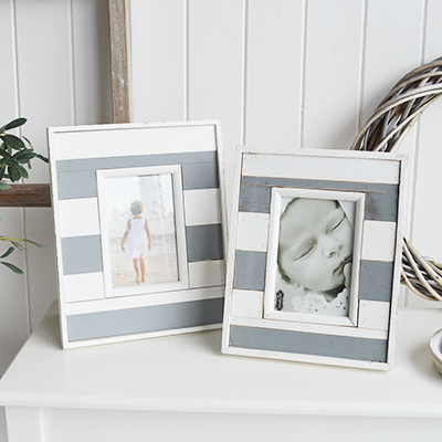 Weston Photo Frame.  White Furniture and home decor accessories for the New England styled home for all country, coastal and city houses