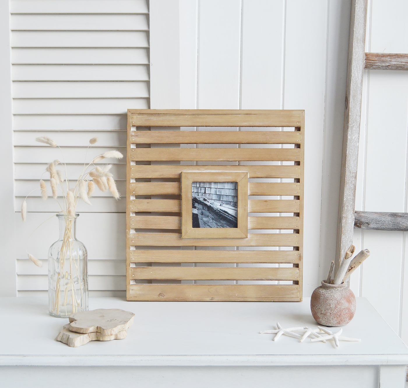 Weston Photo Frames - New England Coastal, Farmhouse, City and Country Furniture Homes and Interiors - Shiplap 4 x 4 oversized
