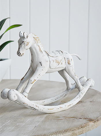 decorative wood rocking horse