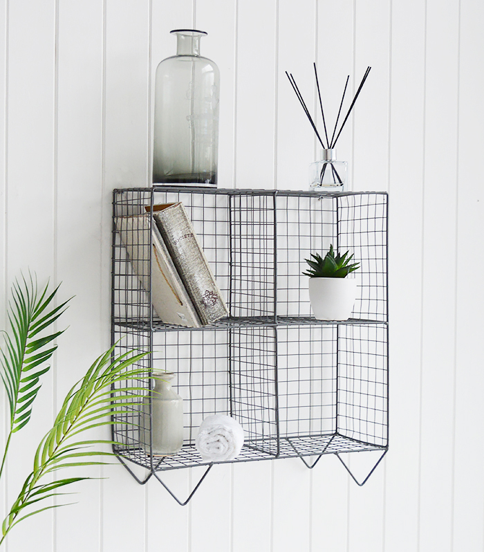 Brooklyn Insdustrial Shelf Wall Mounted or freestanding from The White Lighthouse Furniture
