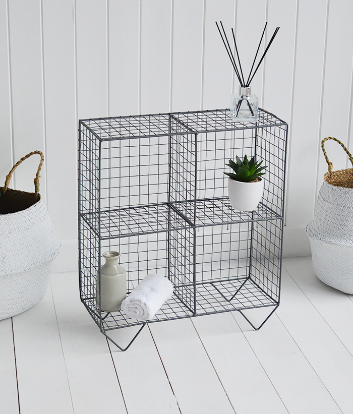 Brooklyn Insdustrial Shelf Wall Mounted or freestanding from The White Lighthouse Furniture Bathroom Shelving