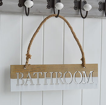 Bathroom sign