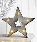 Kensington silver Light up bulb star