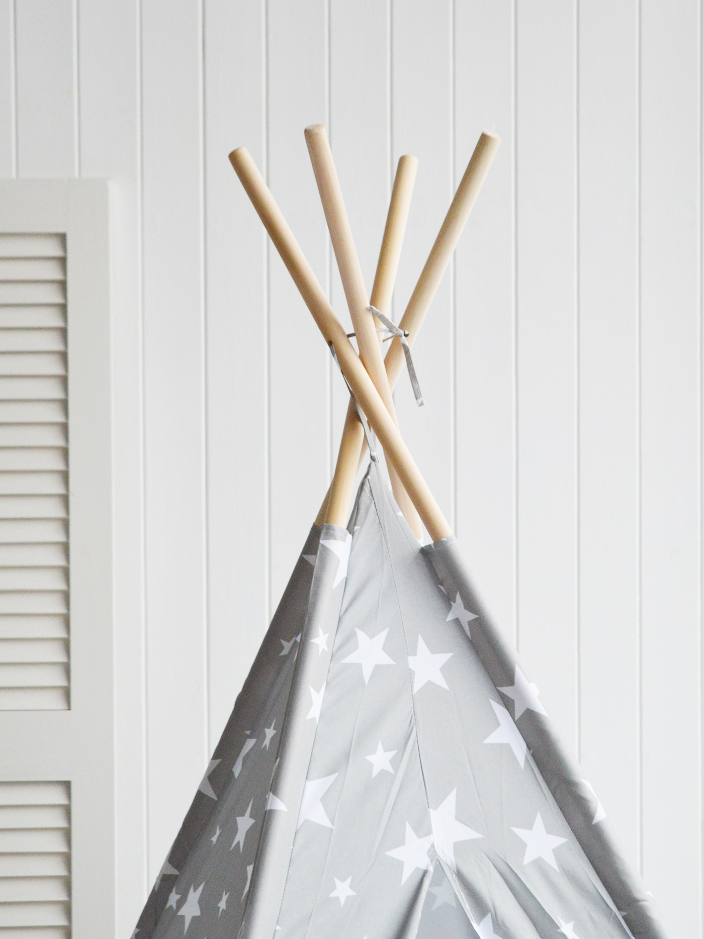 Grey and White Star Tepee - New England Furniture for coastal and country styled homes and interiors