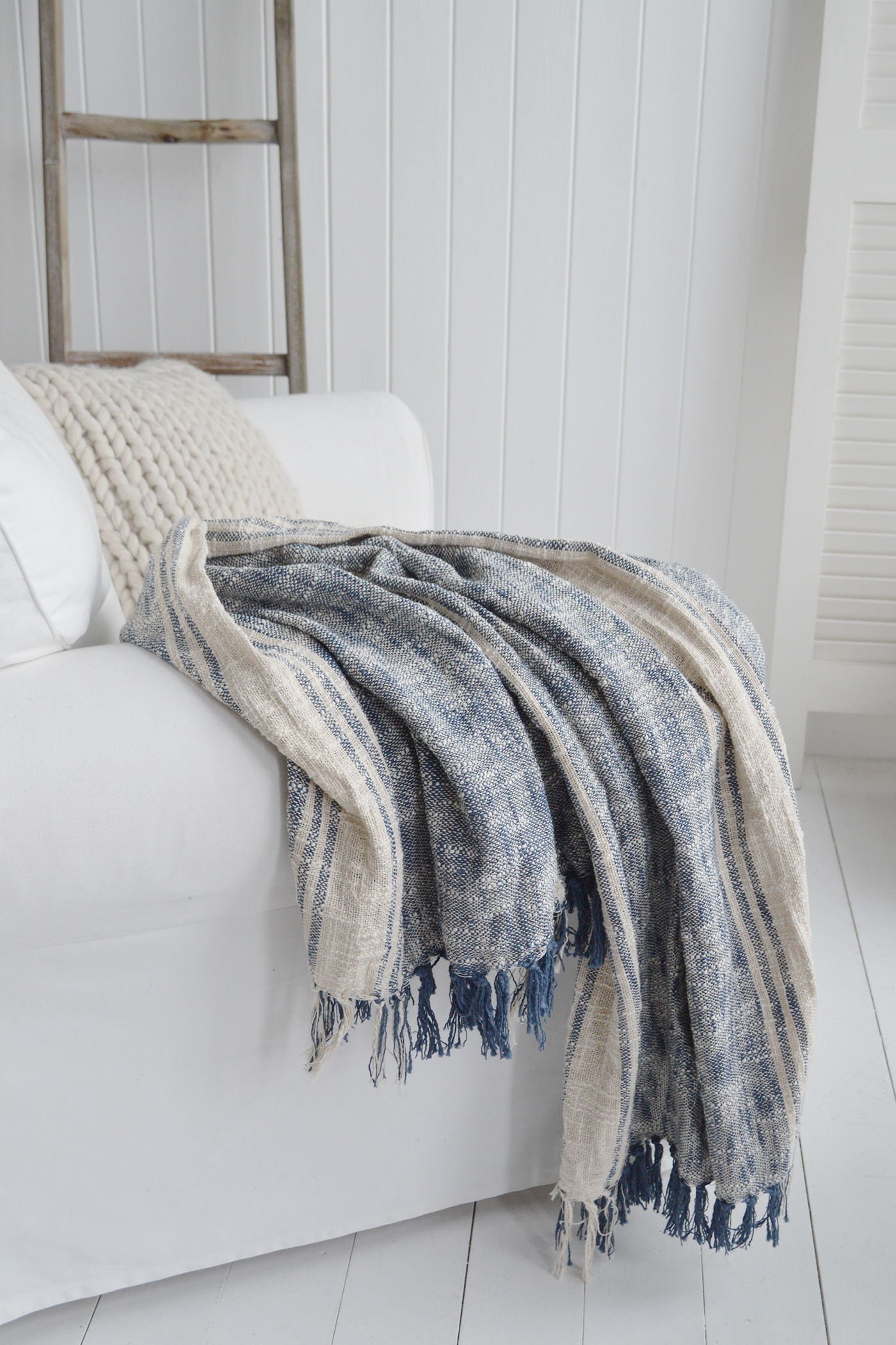 Hudson Throw - New England coastal style furniture and interiors