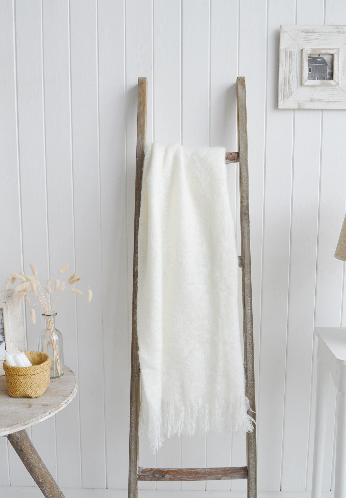 Whitefield Throw Blanket New England style furniture and interiors