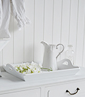 Large white tray