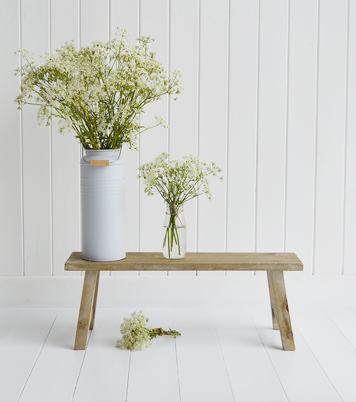 Milk Churn vase for white homes in New England Style