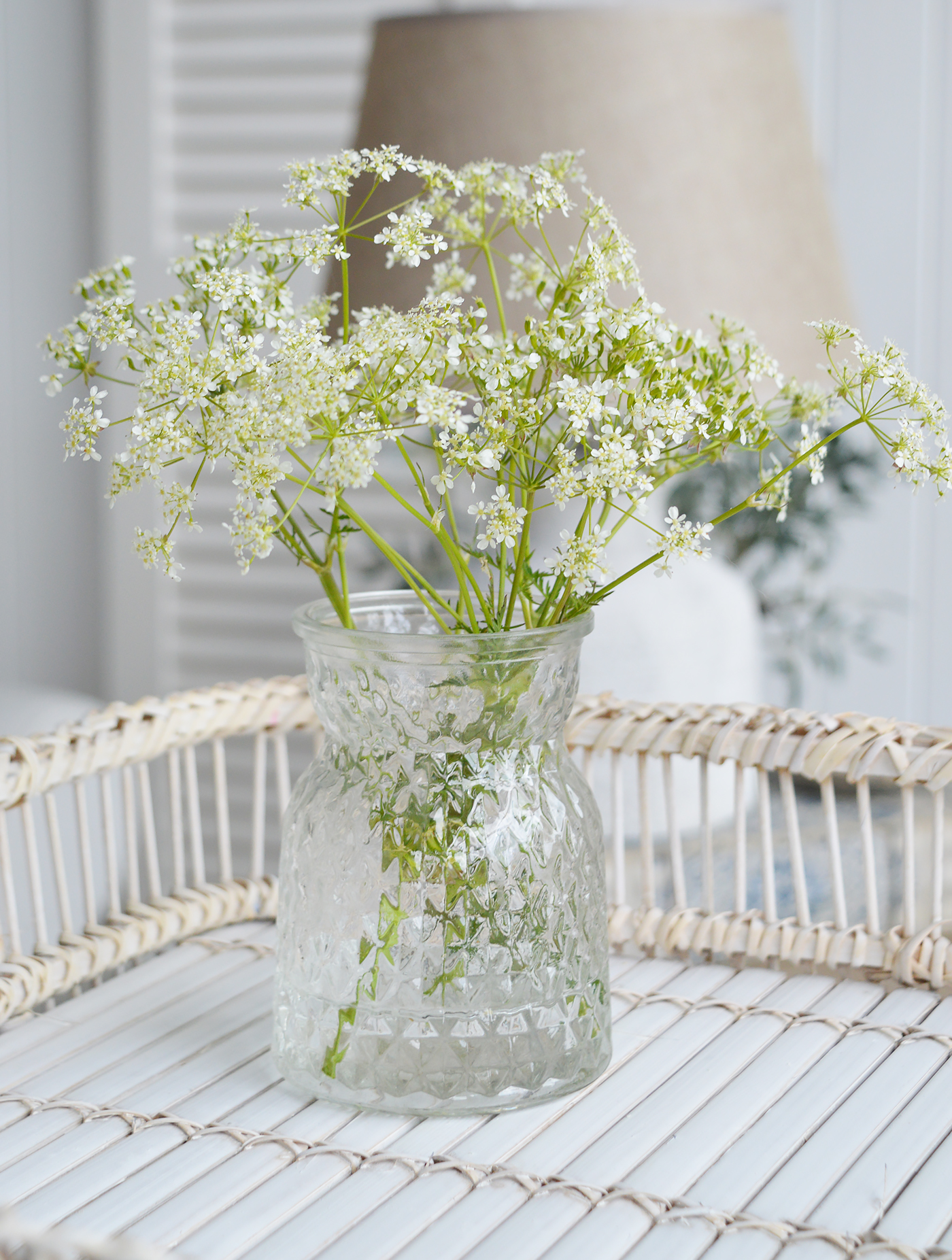 Vintage Glass Bud Vase from The White Lighthouse coastal, New England and country furniture and home decor