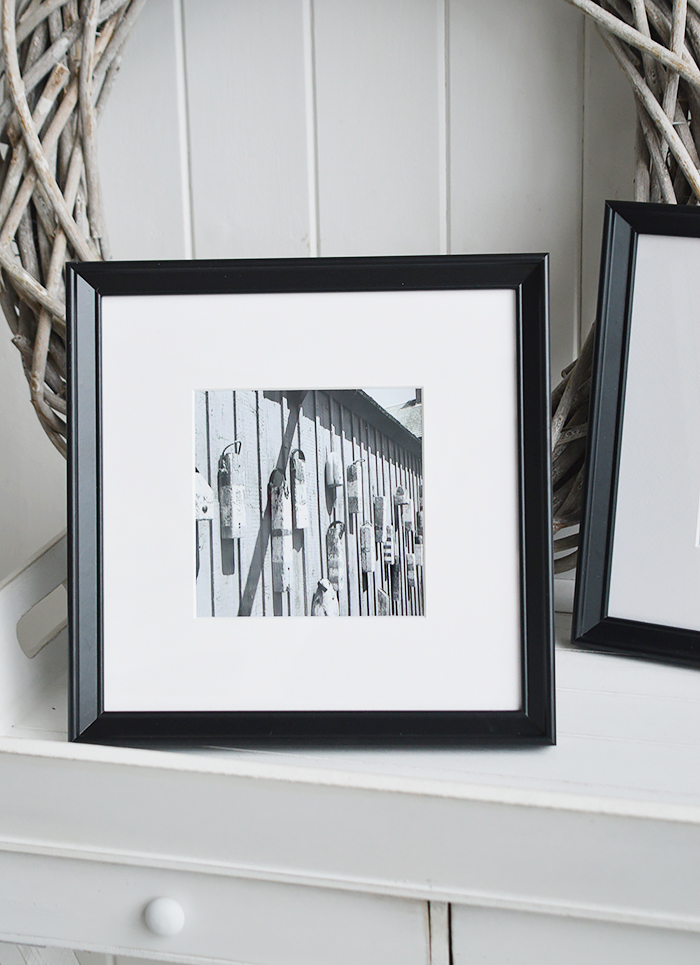 Set of framed prints for New England decor