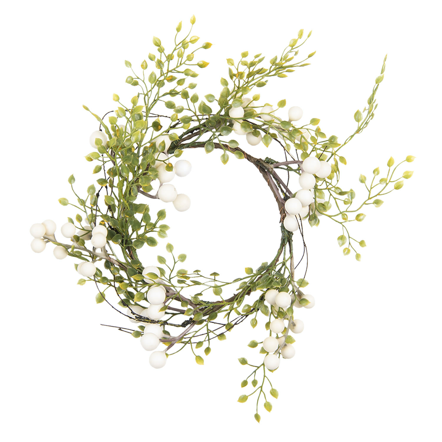 White Berries Wreath for a traditional New England look to your room from The White Lighthouse Furniture for the hallway, living room, bedroom and bathroom. New England coastal, country and farmhouse interiors