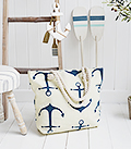 The White Lighthouse Furniture new England Lifestyle for Country and Coastal Living - anchor swimming bag