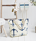 The White Lighthouse Furniture new England Lifestyle for Country and Coastal Living - anchor swimming bag