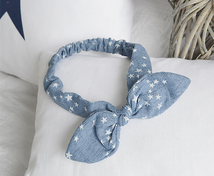 The White Lighthouse Furniture new England Lifestyle for Country and Coastal Living - Blue star headband