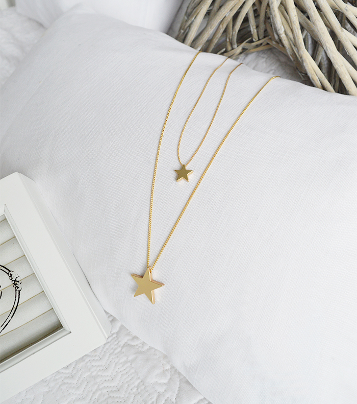 The White Lighthouse Furniture new England Lifestyle for Country and Coastal Living - gold necklace