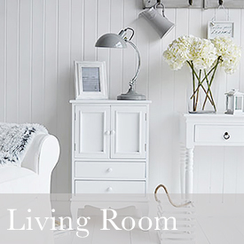 White Living room decorating ideas from The White Lighthouse