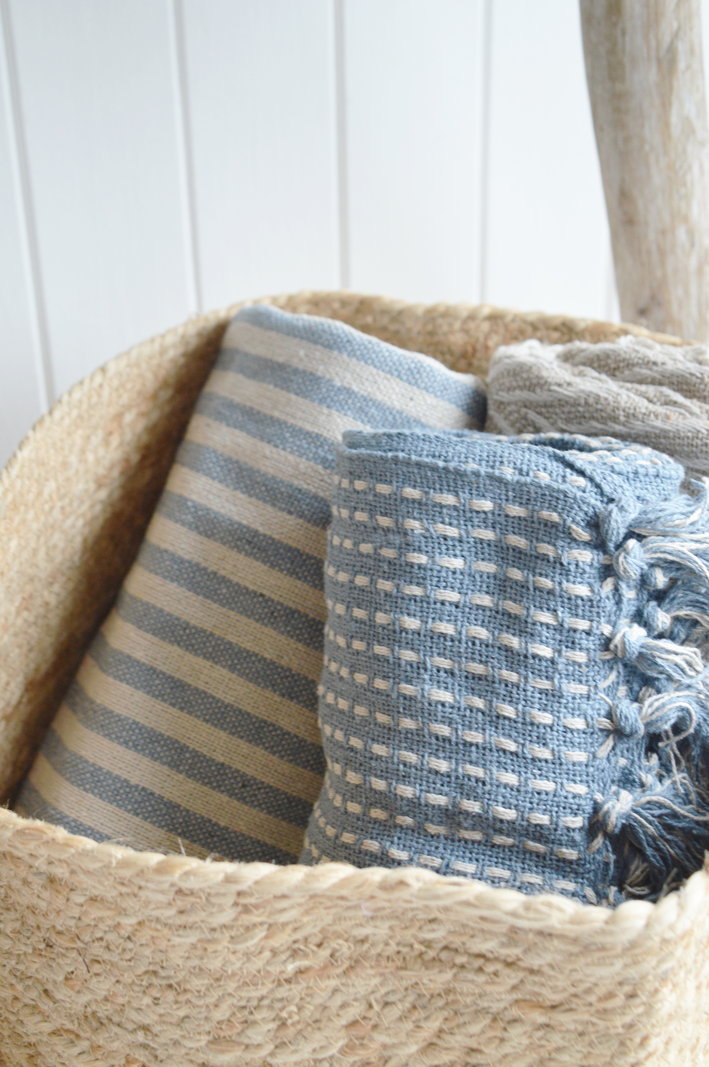 Modern coastal design with breezy fabrics and ocean-inspired details