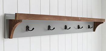 Brunswick Grey Hallway furniture coat hooks