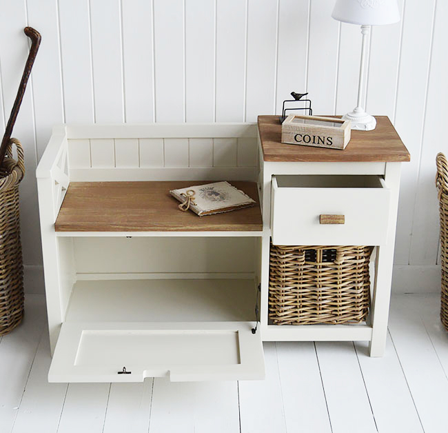 Scandi hall furniture from The White Lighthouse