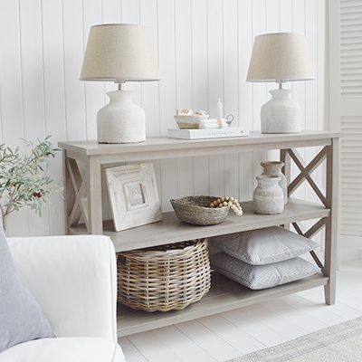 Cambridge Console Table - New England Interiors Furniture for Coastal, Modern Farmhouse and Country Homes