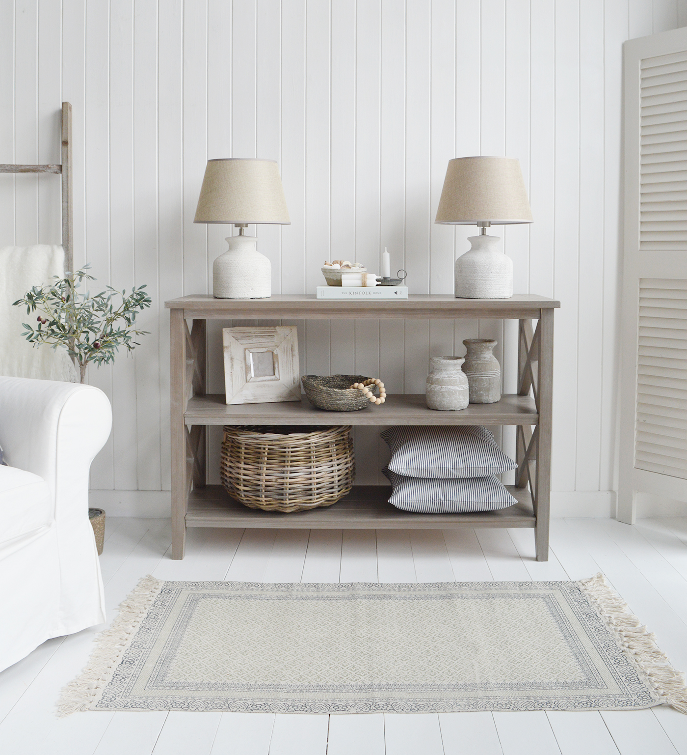 Cambridge Console Table - New England Interiors Hall entry way Furniture for Coastal, Modern Farmhouse and Country Homes