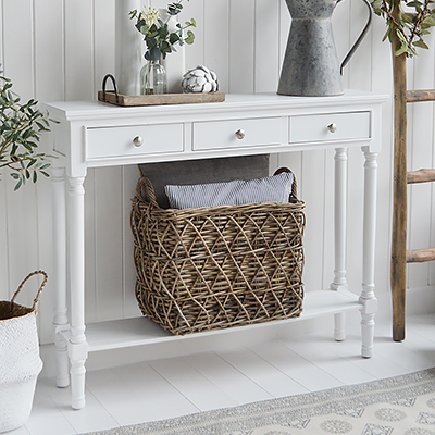 Hall White Console Table The, Narrow Console Table White