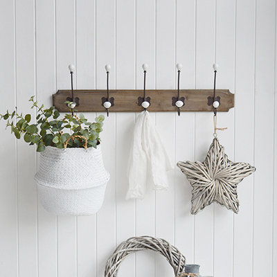 Hallway Coat Storage. Tacks, hooks and shelves to keep your entry way tidy