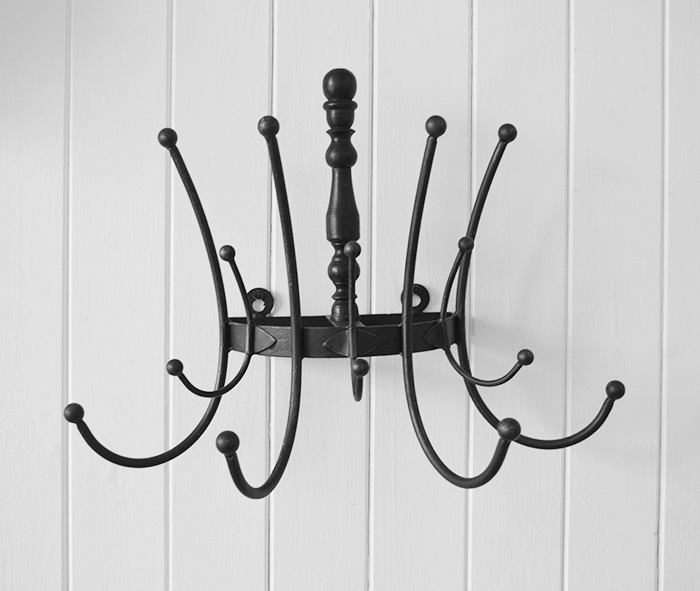 Litchfield coat rack for entry way or hallway furniture and storage solutions