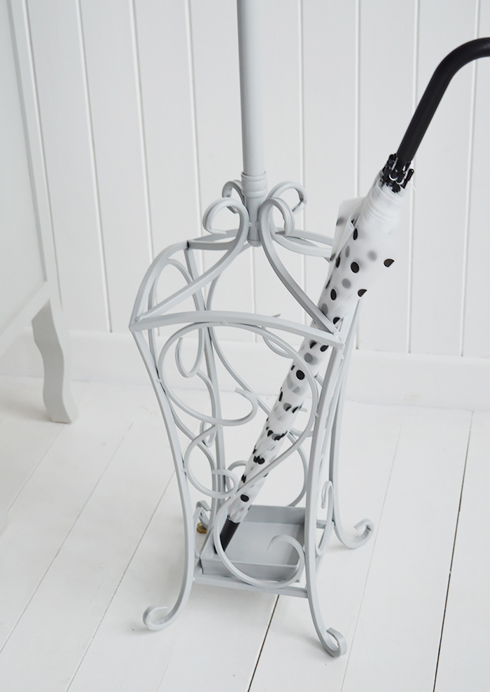 Stamford Grey coat stand rack. Hallway Coat Storage