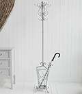 Stamford antique grey coat stand for hallway coat storage hall furniture