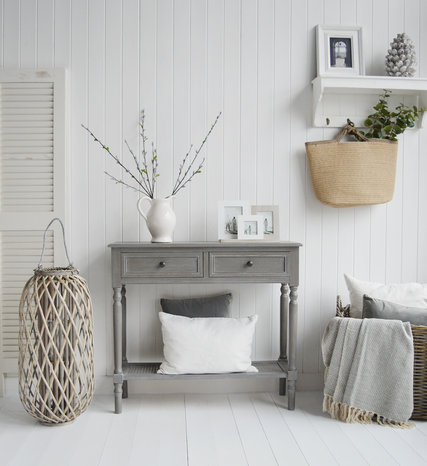 The Sudbury Console Table is a beautiful example of coastal furniture, perfectly suited to light-filled coastal interiors.