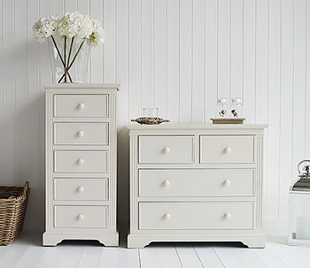 Rockport Ivory chest of drawers for bedroom, hall and living room furniture