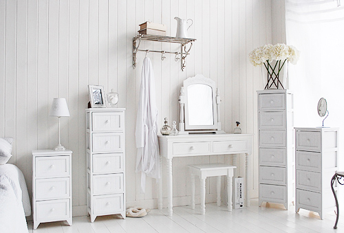 Range of bedroom storage furniture