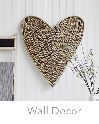 New England Style Wall Decor for country, coastal and city home interiors