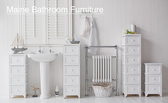 Maine New England style bathroom furniture