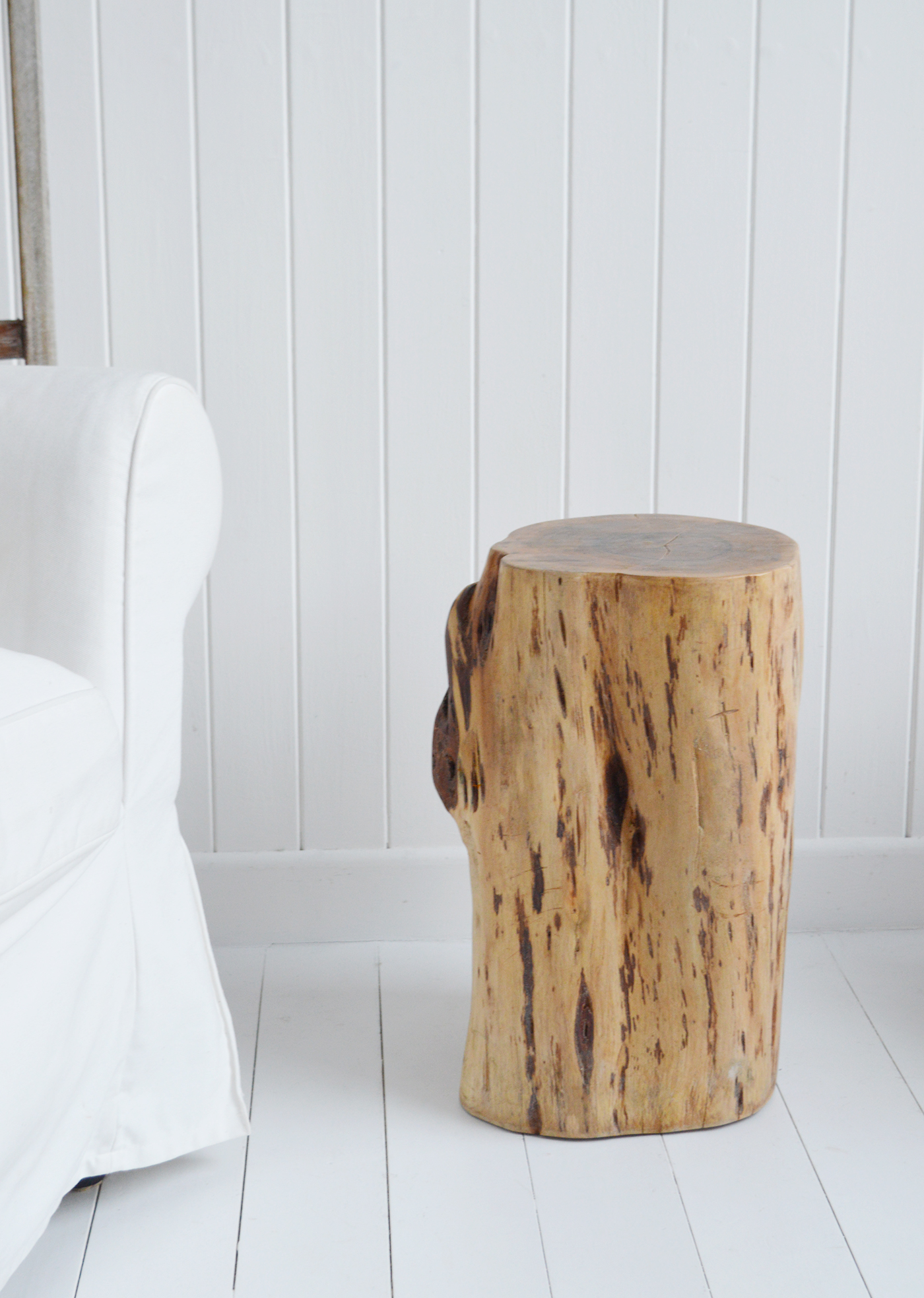 The Barker wooden side, lamp, or bedside table for coastal furniture from The White Lighthouse. new England and Hamptons interiors and furniture for beautiful homes in coastal and country home interiors