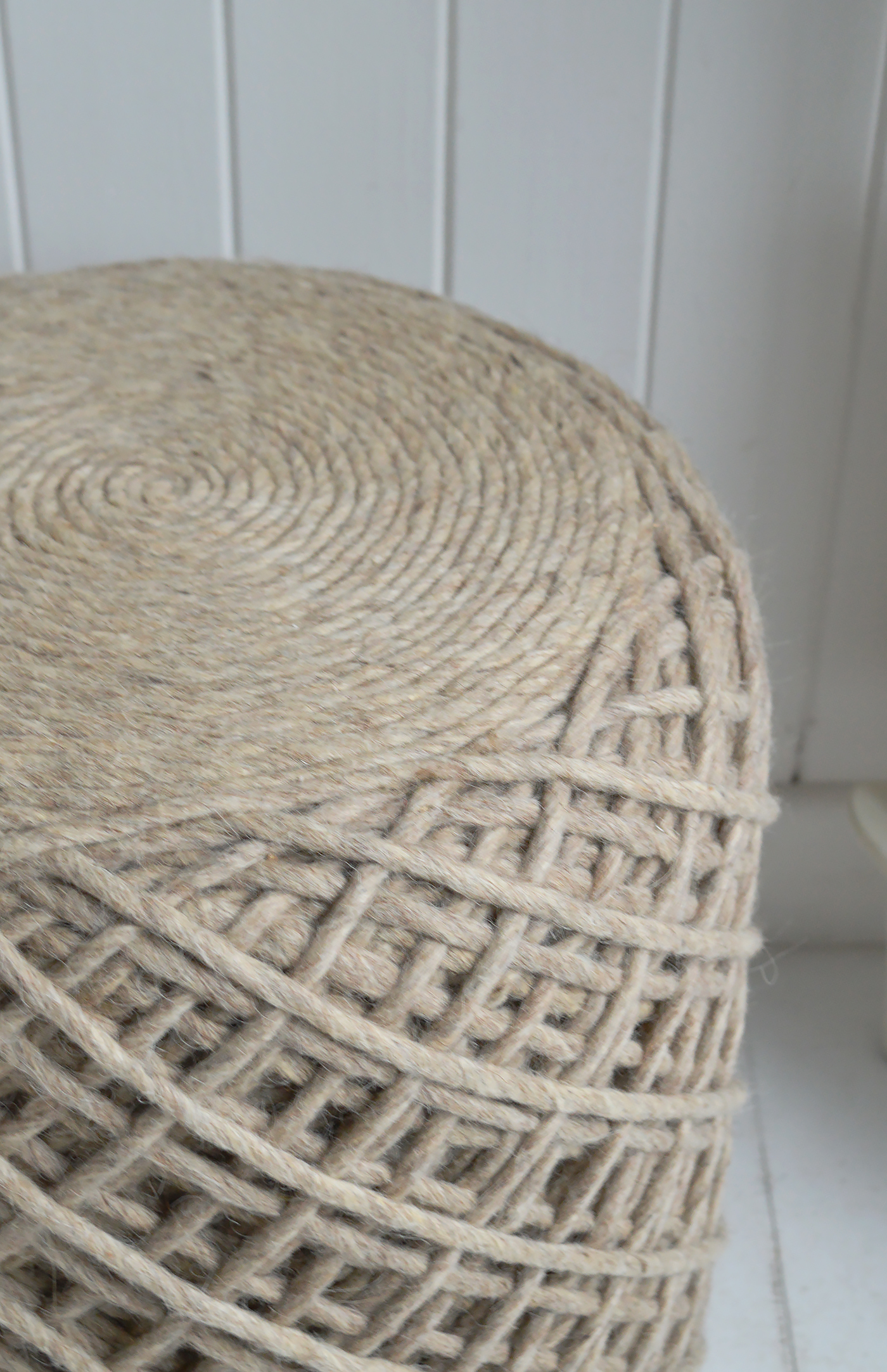 The Bayport Weave Stool captures the essence of coastal living, combining relaxed craftsmanship with enduring New England style.