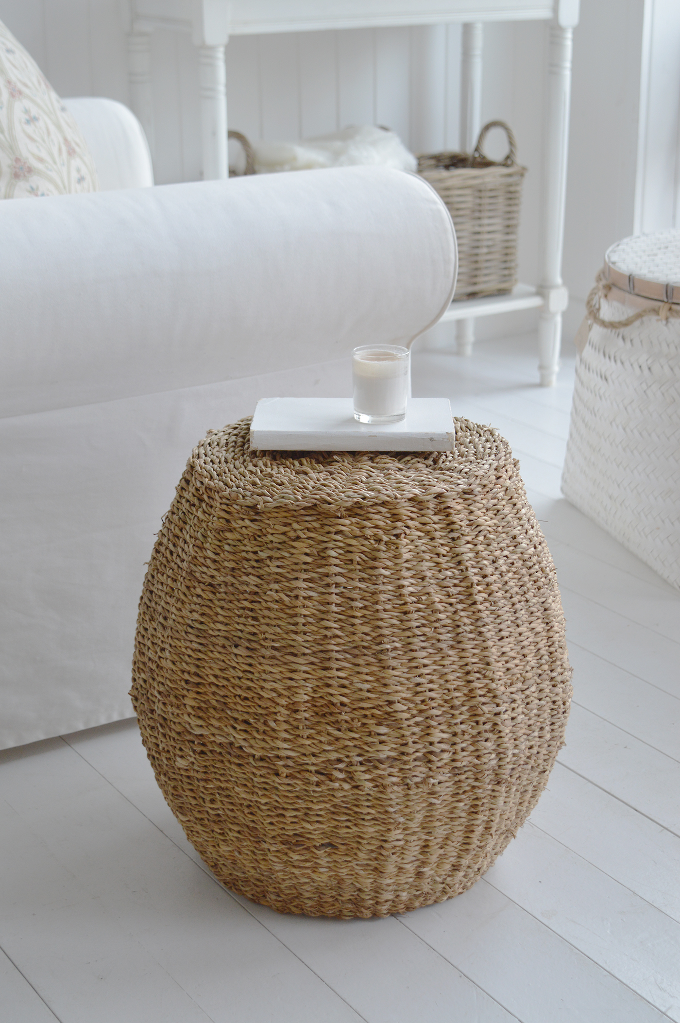 Beach House inter decor - Cove Bay Stool - New England Furniture for coastal, beach house and modern country furniture