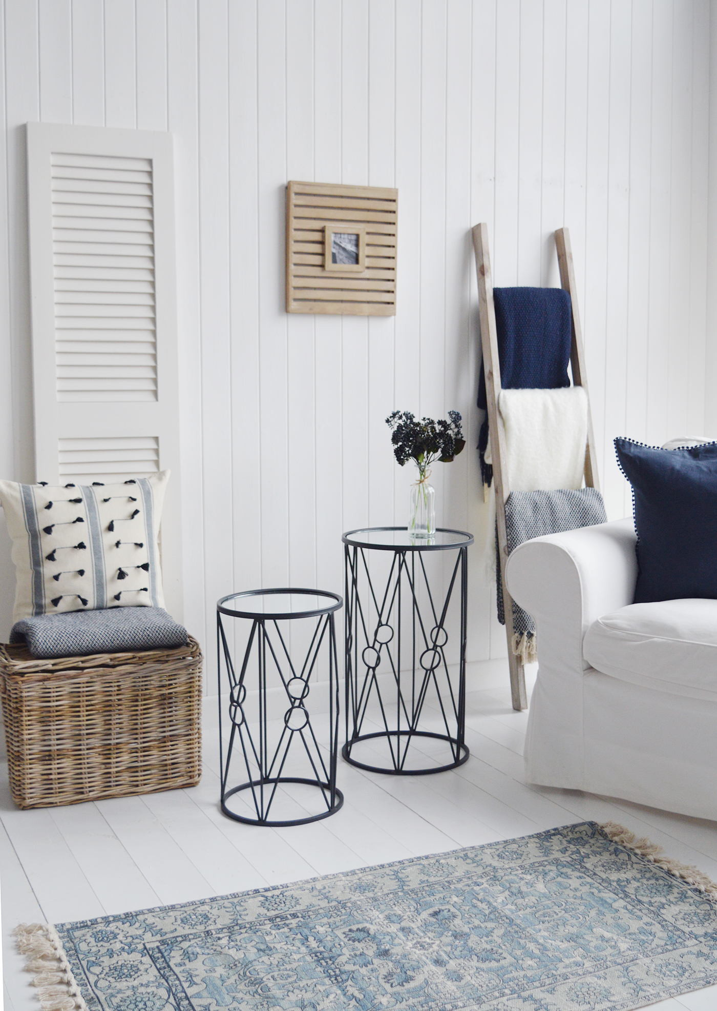 Blanket Ladders New England Modern Country, Farmhouse and Coastal