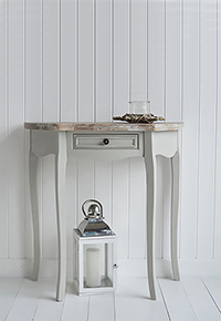 Bridgeport small half moon console table