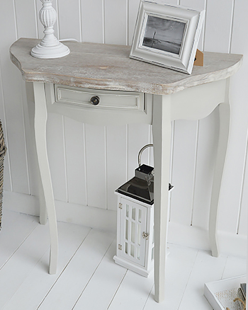 Bridgeport grey small hall table