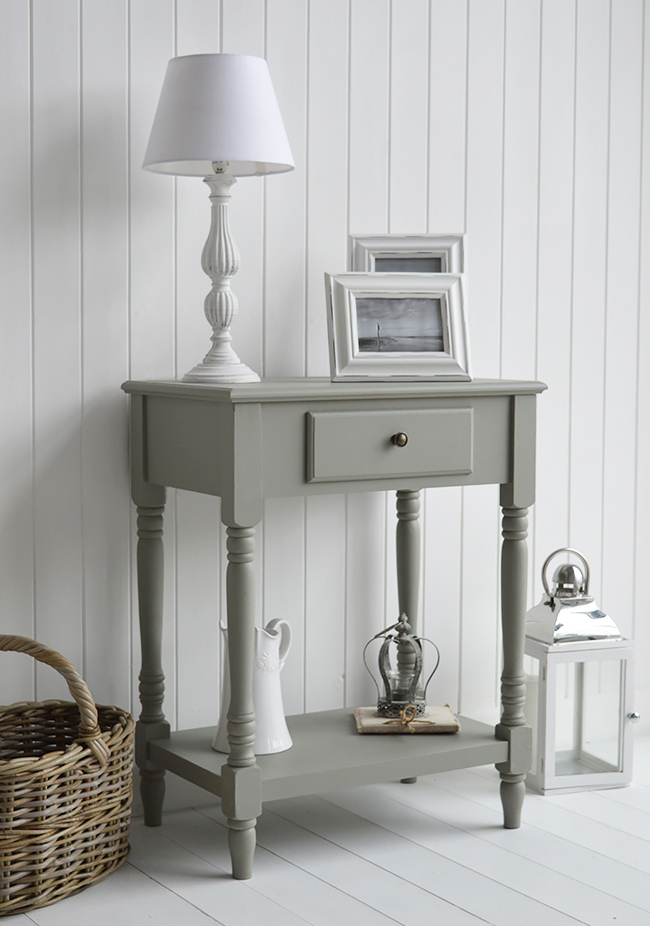 Charleston grey console table for living room furniture