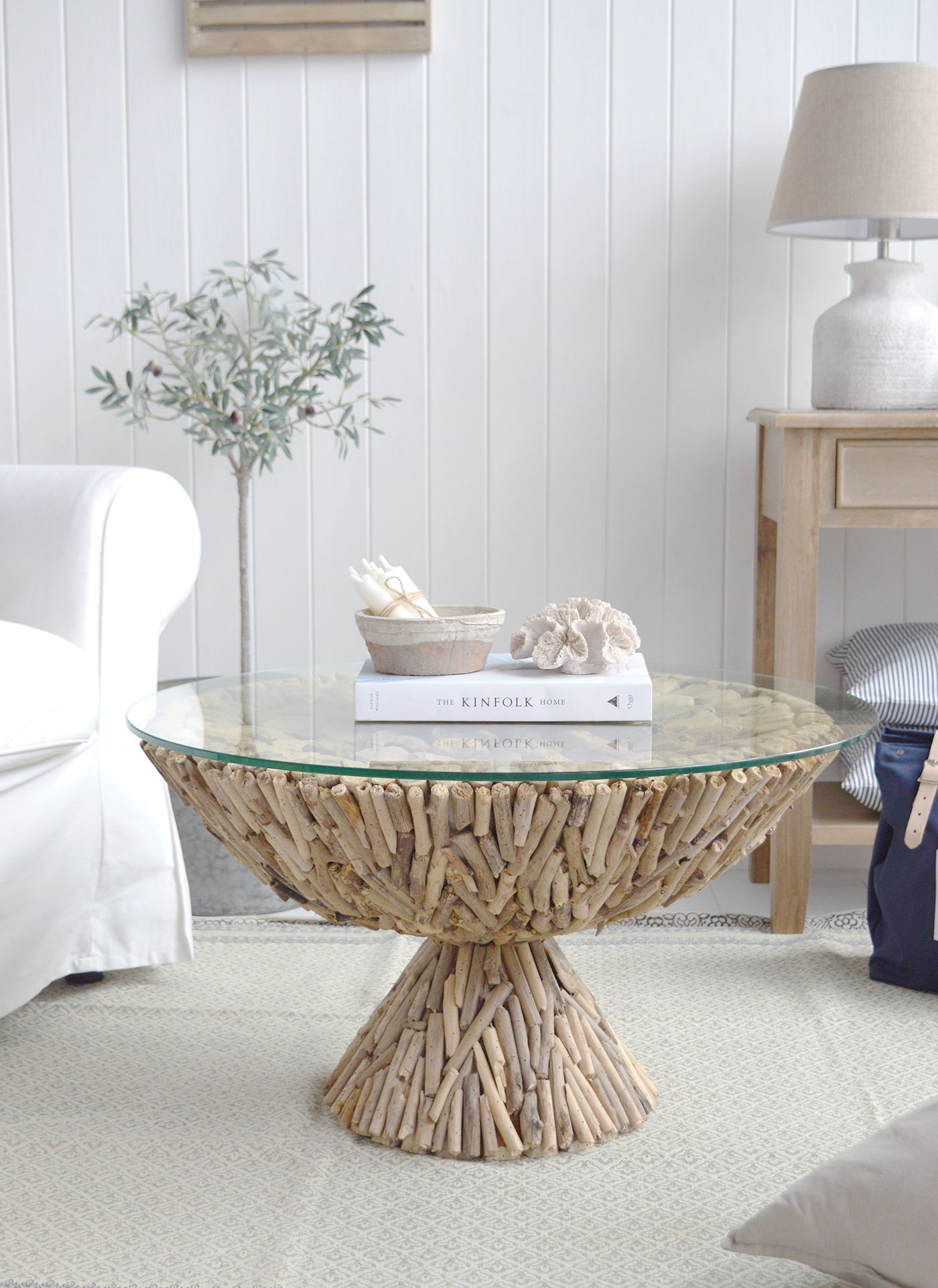 The Sag Harbor driftwood coffee for living room coastal furniture 