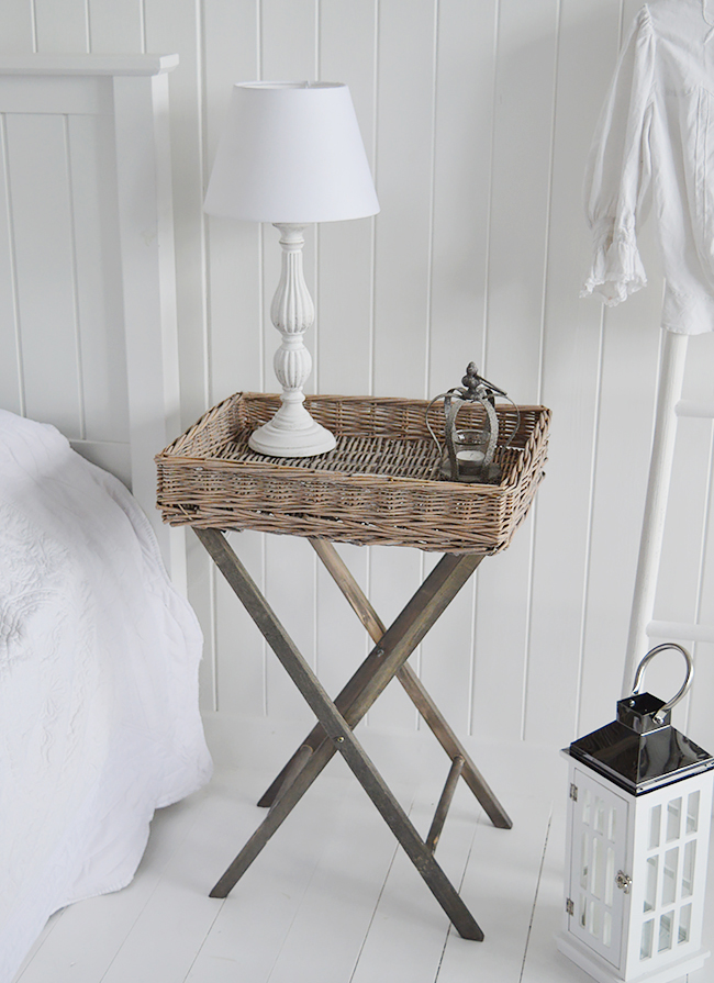 Cornwall grey willow bedside table 