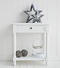White Cove Bay Console Table for living room and hall furniture